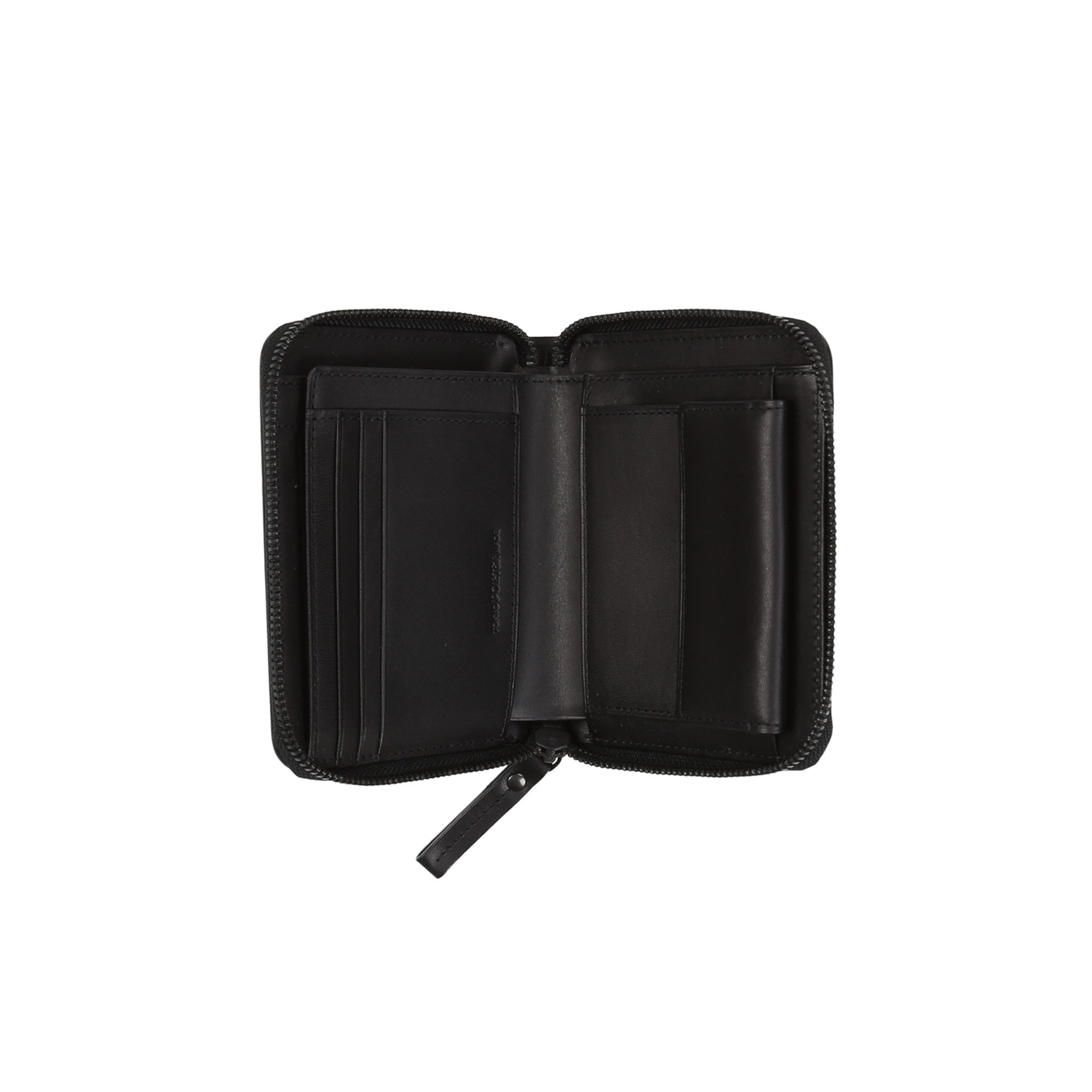 Porter Leather Zip Wallet - Black product photo