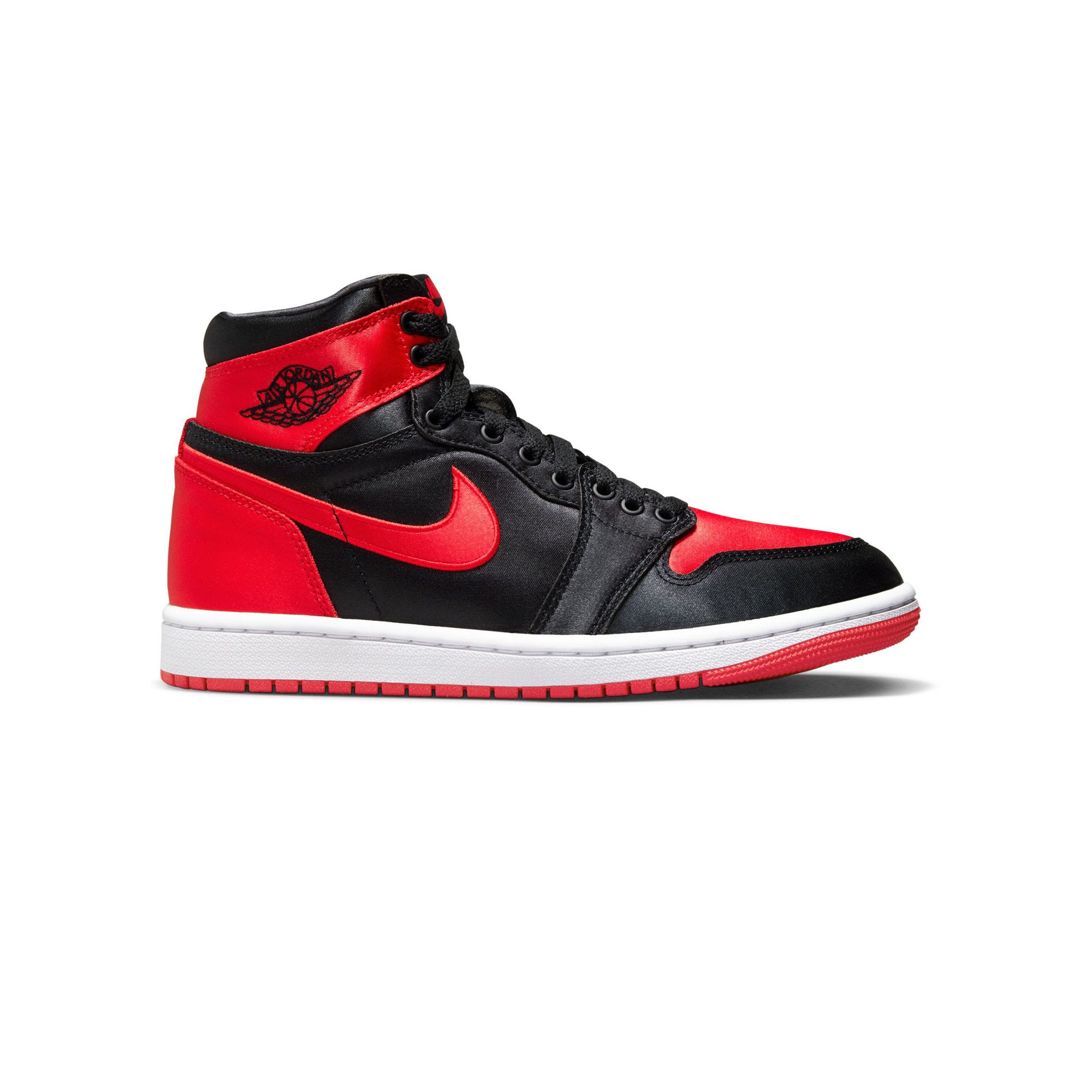 W Air Jordan 1 Retro Hi OG Black Uni Red