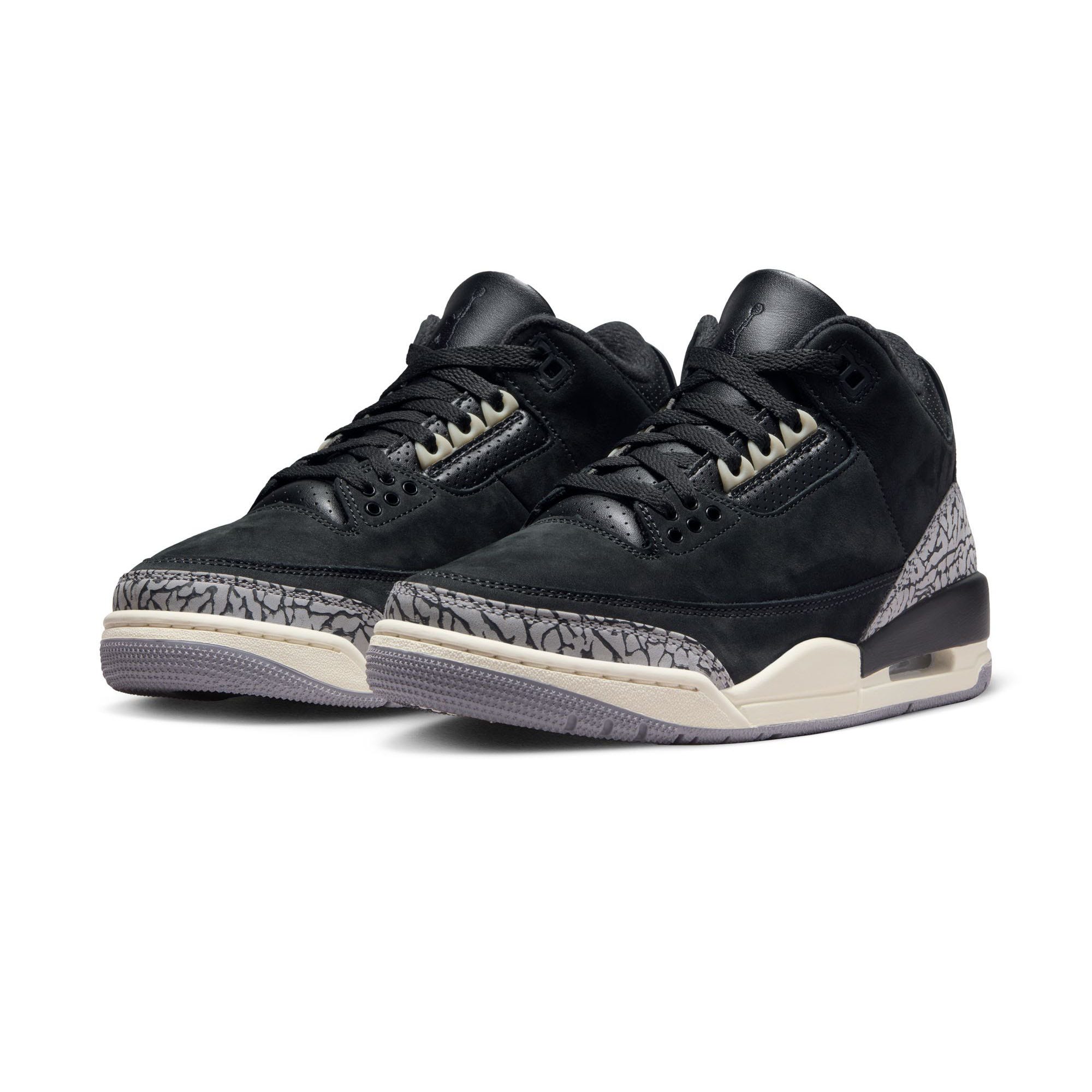W Air Jordan 3 Off Noir Black Sail Cement Grey