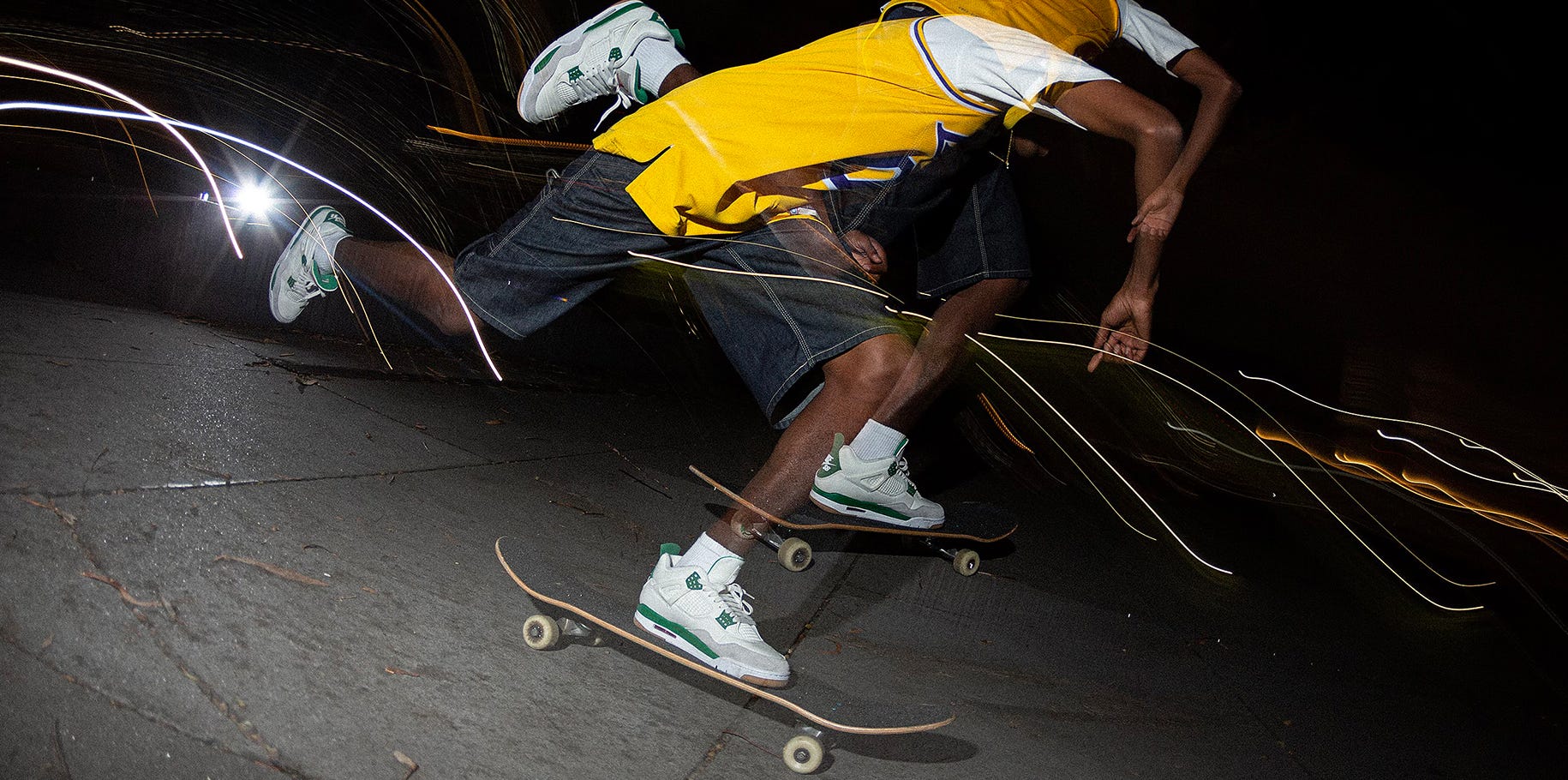 Nike SB x Air Jordan 4 'Pine Green' by Jye Barclay 