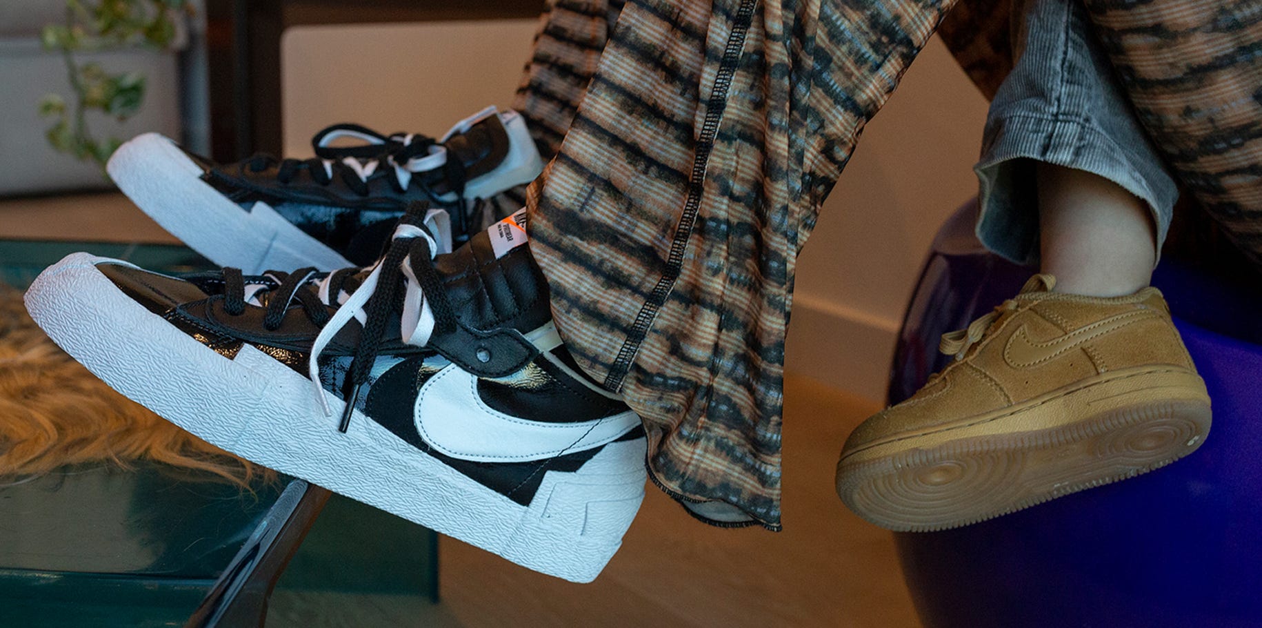 Highlighting individuality with the Nike x Sacai Blazer Low 'Patent' 